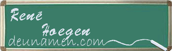 René Hoegen Visitenkarte